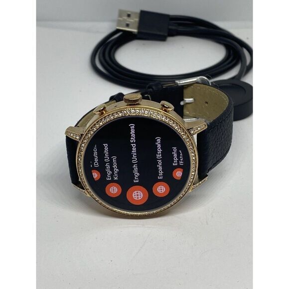 Fossil Gen 4 Authentic Digital Dial Smart Watch Custom Band FTW6030 AB173 - Picture 6 of 10